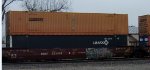 BNSF 253551B and two containers